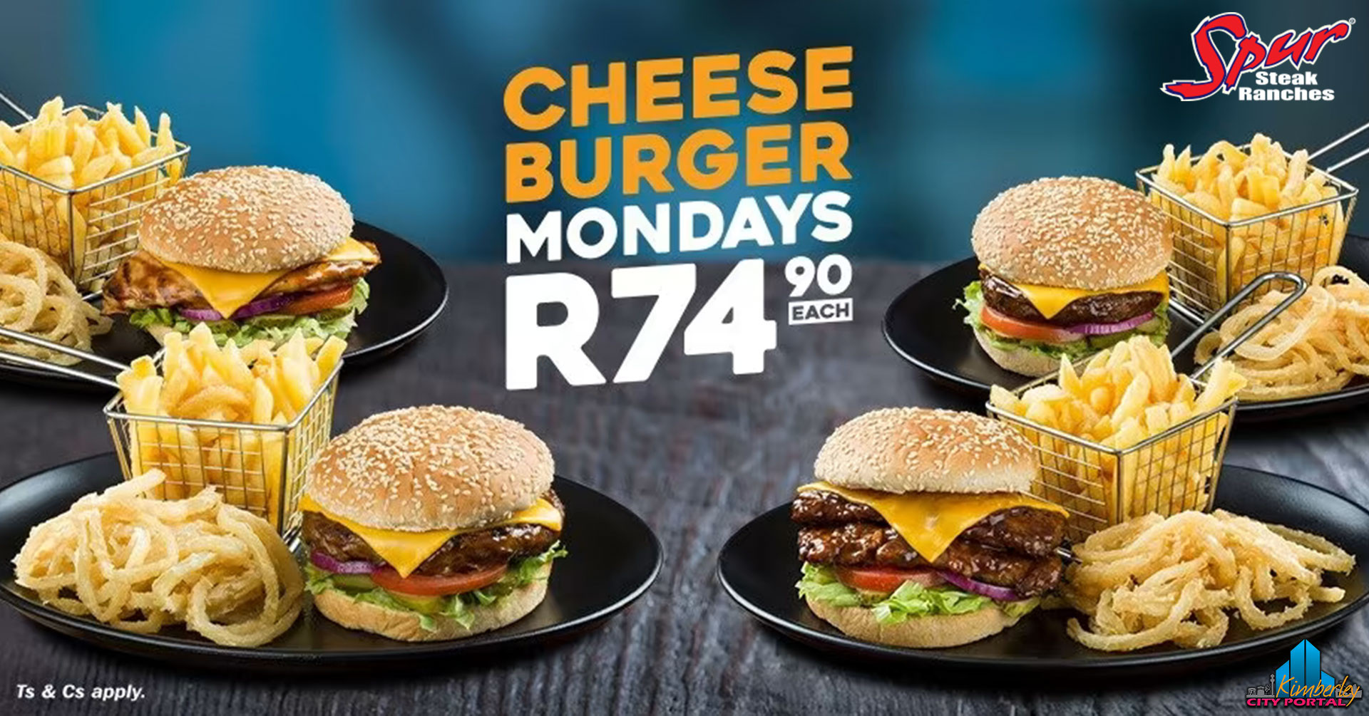 Spur Cheese Burger Monday Special • Kimberley PORTAL