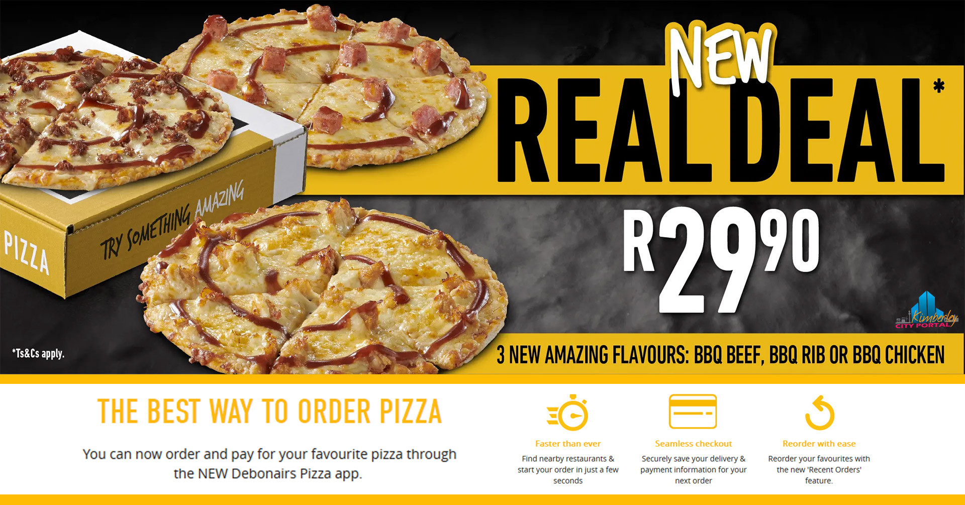 Real Deal Pizza Promotion @ Debonairs • Kimberley PORTAL